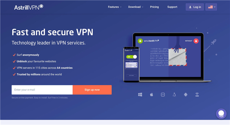 Astrill vpn скачать