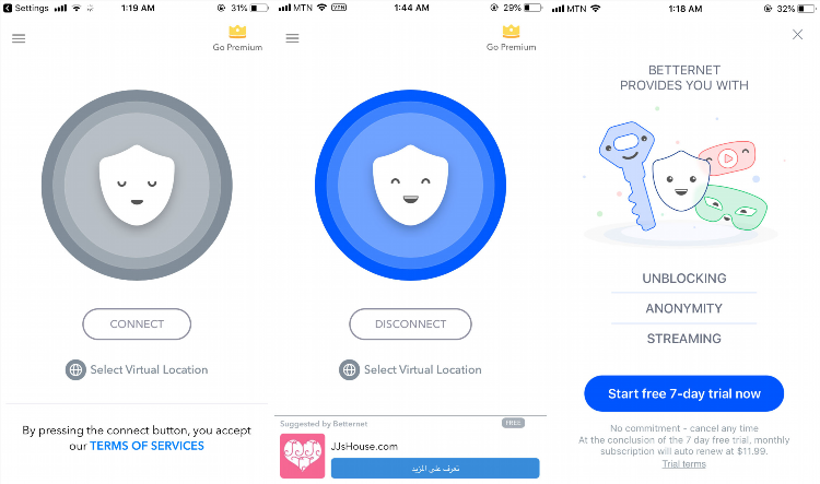 Betternet vpn для компьютера скачать бесплатно