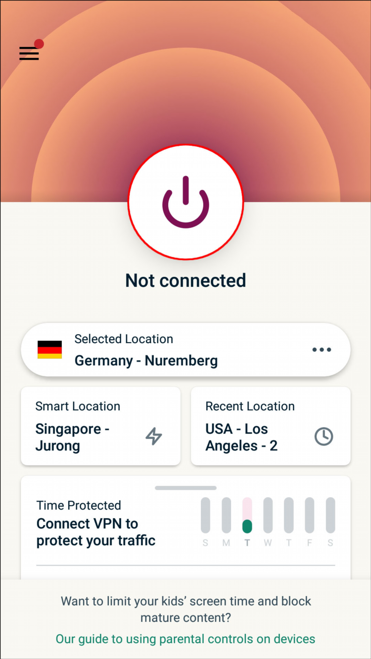 Как сменить vpn