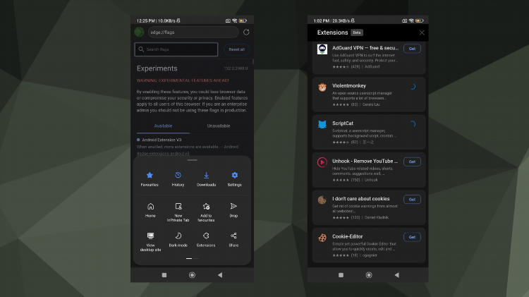 Как включить впн в edge