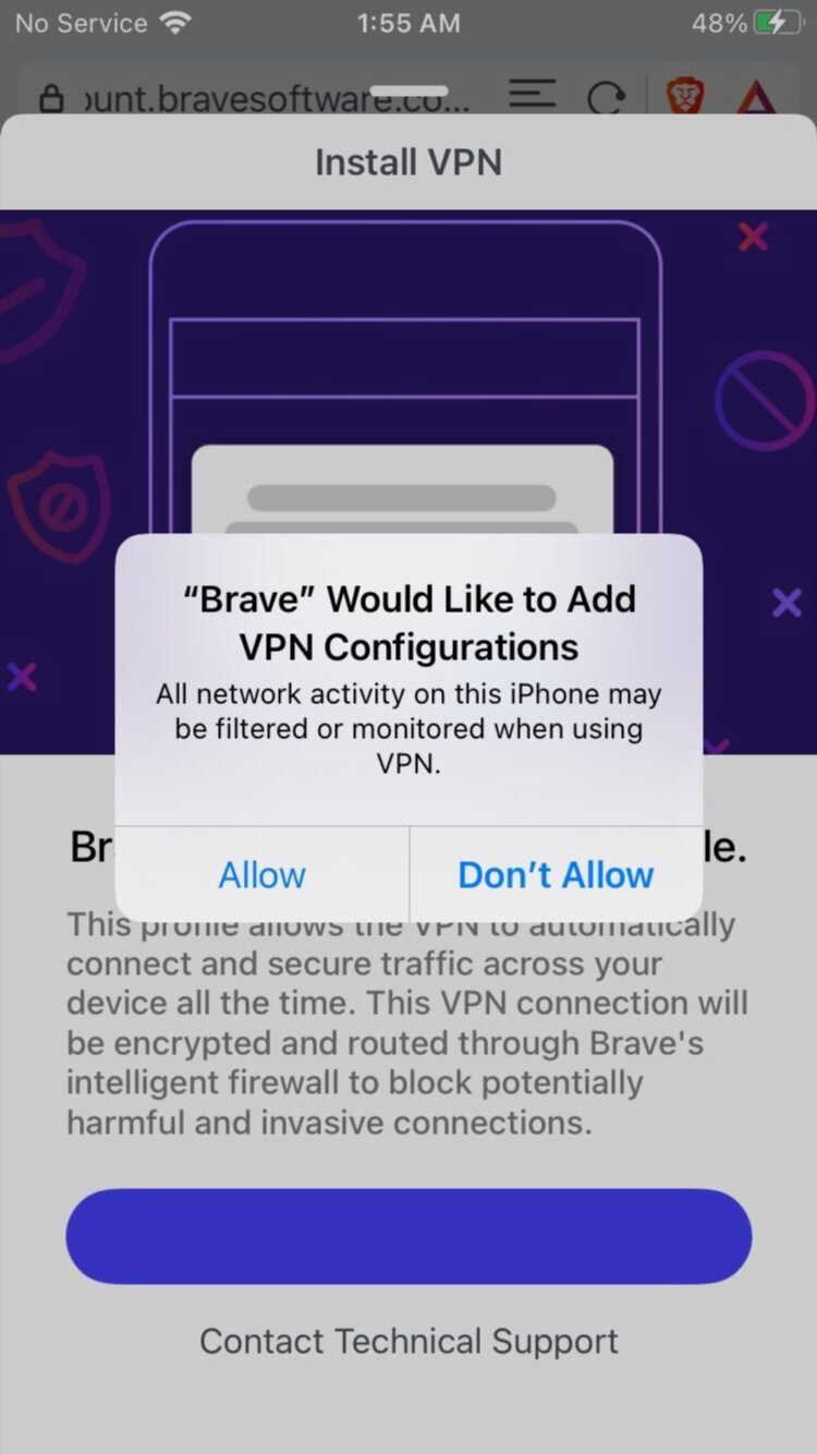 Vpn для brave браузера